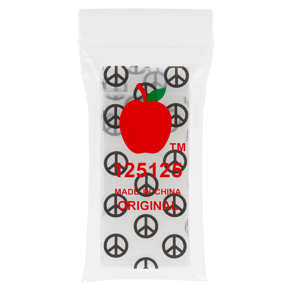 125125 Apple Satchel Bags Peace Design (100 bags)
