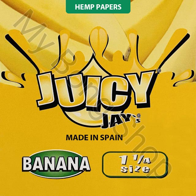 Juicy Jays 1 1/4 Flavoured Rolling Papers Banana
