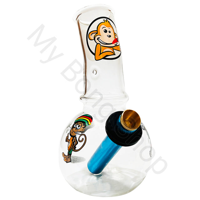 Baby Glass Bong (15cm)-Smoking Monkey