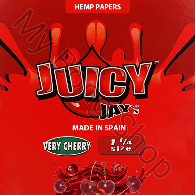 Juicy Jays 1 1/4 Flavoured Rolling Papers Very Cherry