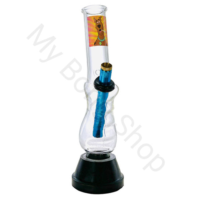 Medium Gripper Glass Bong (25cm)-Scooby