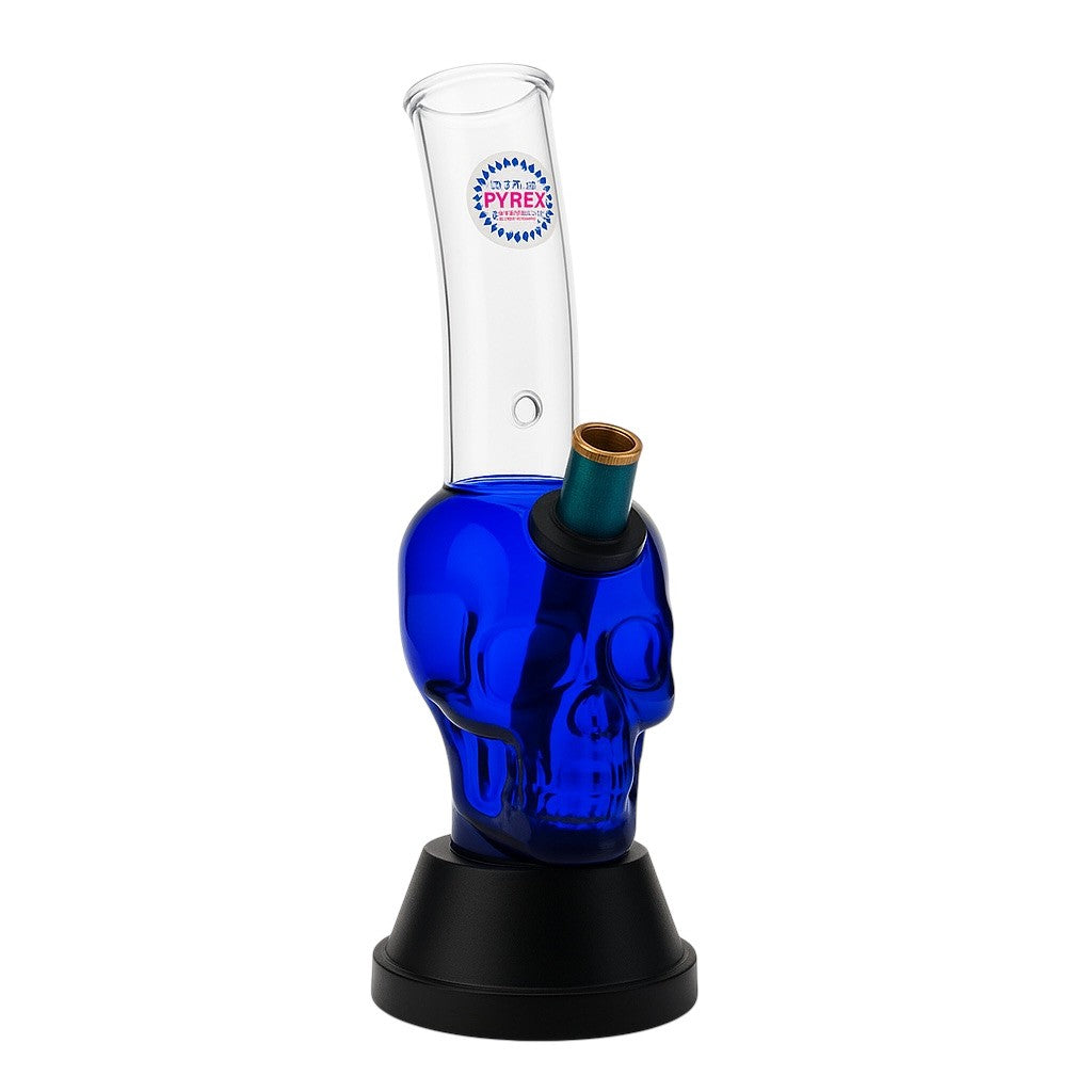 Skull Medium Glass Bong (26cm)