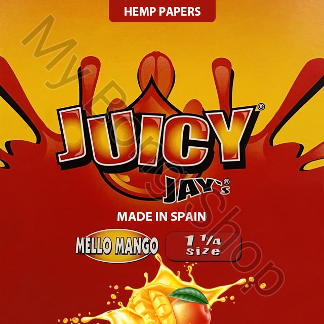 Juicy Jays 1 1/4 Flavoured Rolling Papers Mello Mango