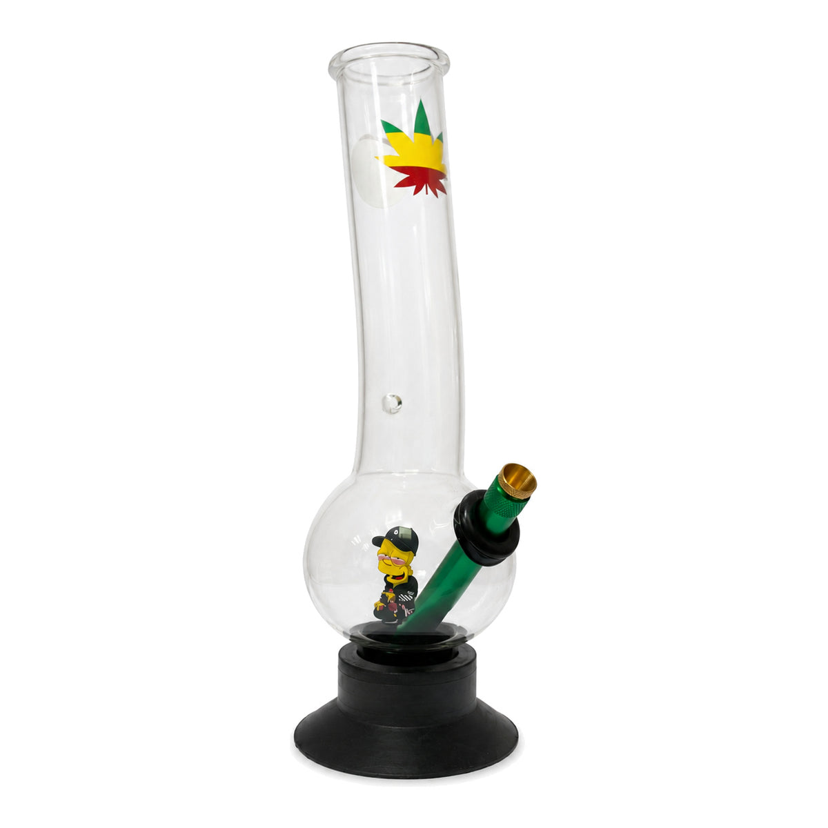 Large Glass Bong Crazy Bart