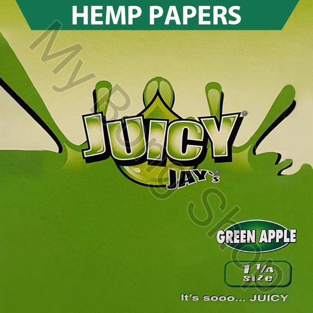 Juicy Jays 1 1/4 Flavoured Rolling Papers Green Apple