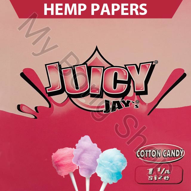 Juicy Jays 1 1/4 Flavoured Rolling Papers Cotton Candy
