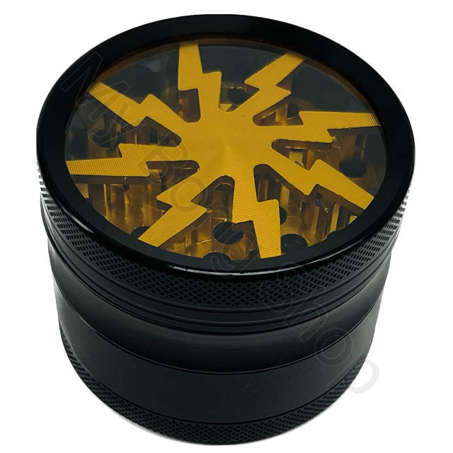 Lightning Strike Laser Cut Grinder - 4 piece (60mm)