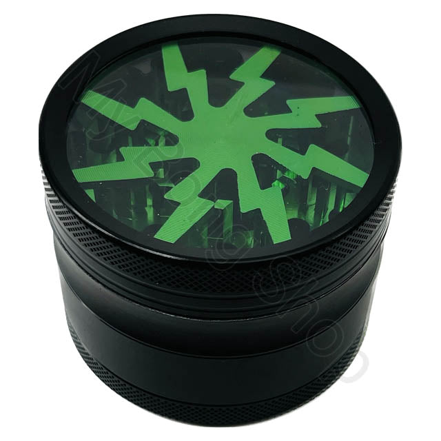 Lightning Strike Laser Cut Grinder - 4 piece (60mm)