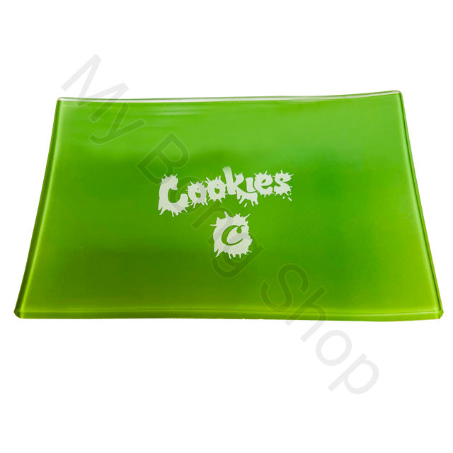 Small Glass Rolling Tray Cookies