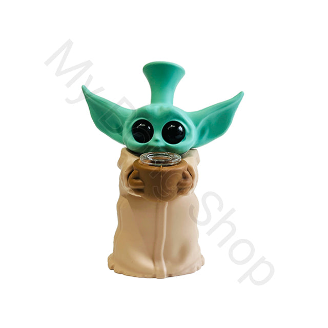Yoda Mini Glass Bong 3