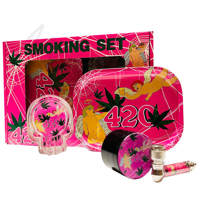 Smoking Gift Set-Leaf Girl