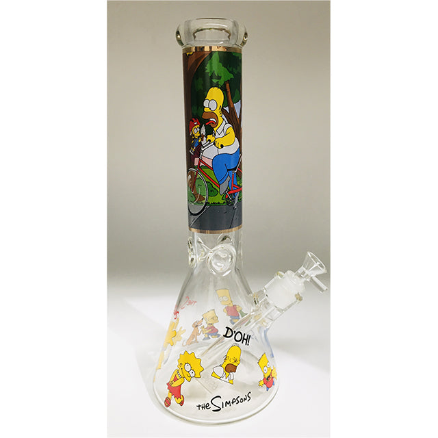 The Simpsons Beaker Glass Bong (36cm)