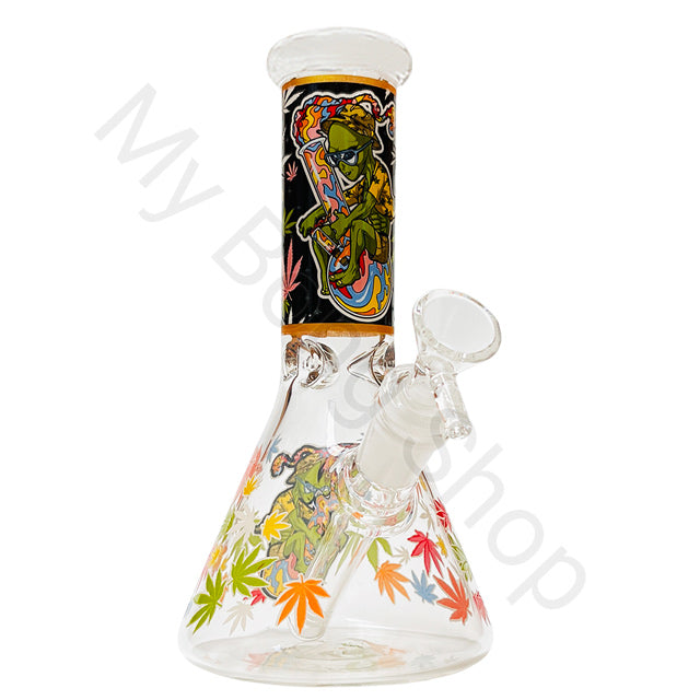 Alien Design Beaker Glass Bong (20cm)-Alien 3