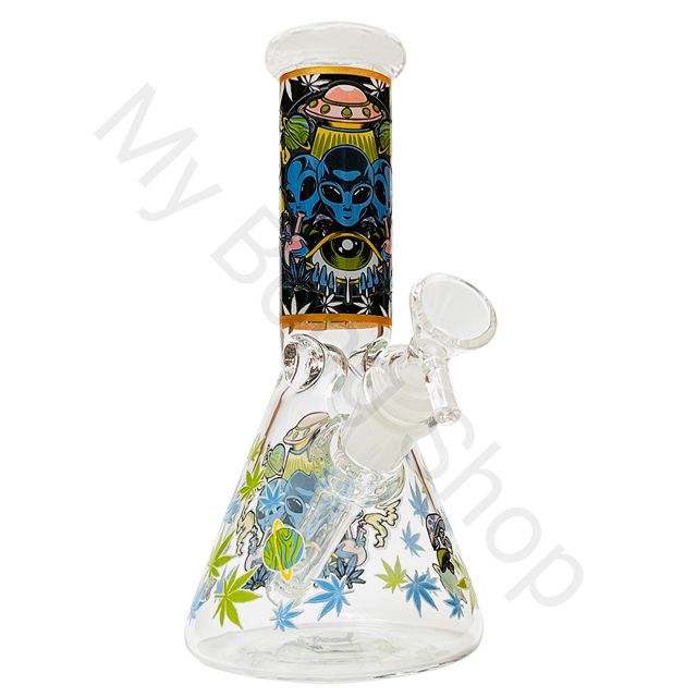 Alien Beaker Glass Bong 2