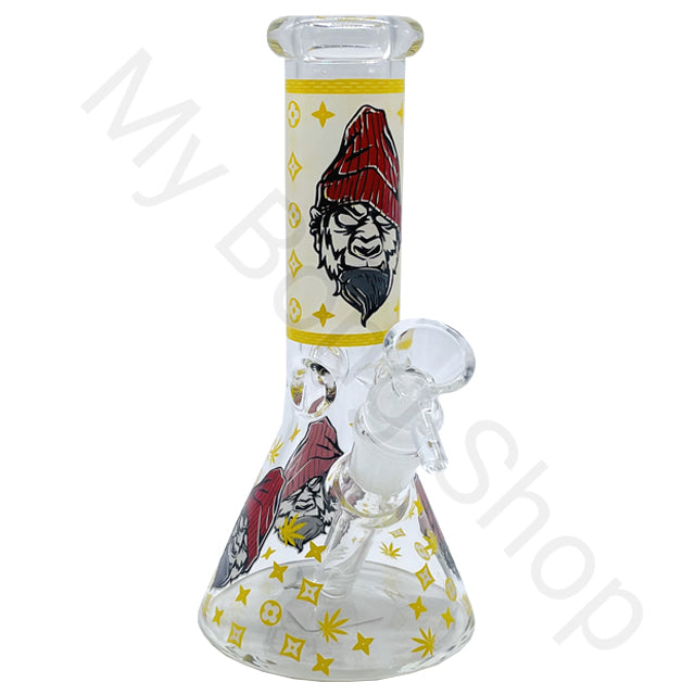 Crazy Gorilla Beaker Glass Bong (20cm)-Yellow