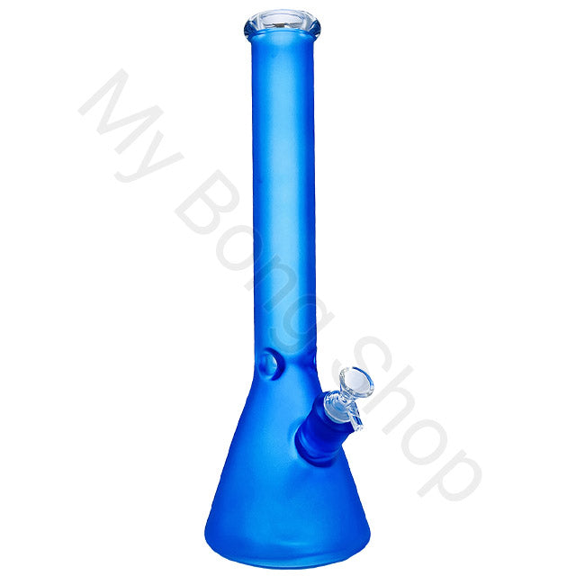Extra Large Beaker Glass Bong with Ice Catcher-Blue