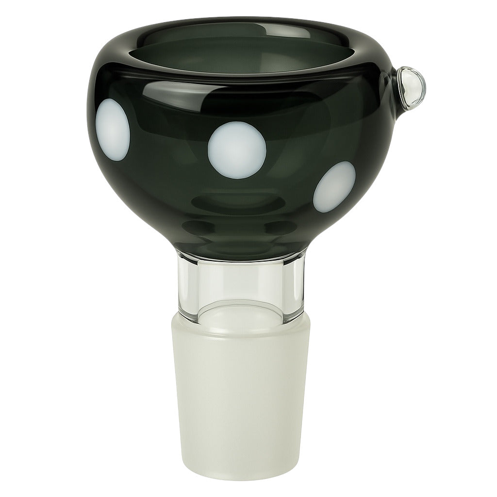 Dotted Glass Cone Piece 14mm