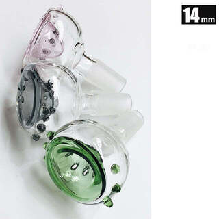 Colourful Centre Glass Cone Piece 14mm