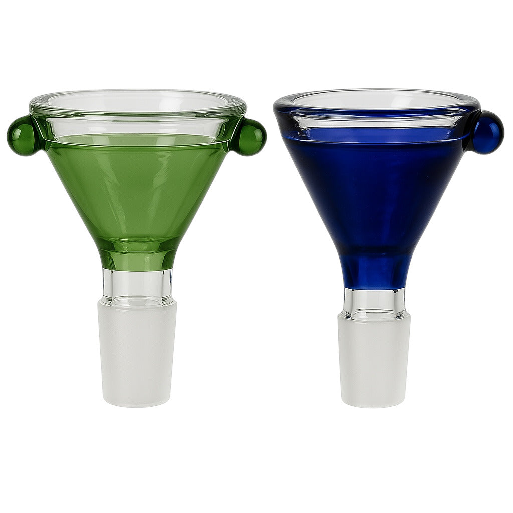 Solid Colour Glass Cone Piece 14mm