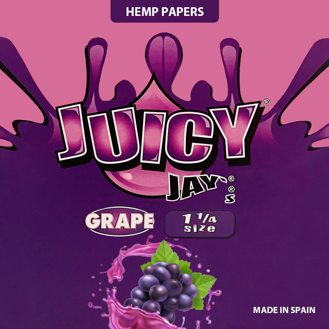 Juicy Jays 1 1/4 Flavoured Rolling Papers Grape