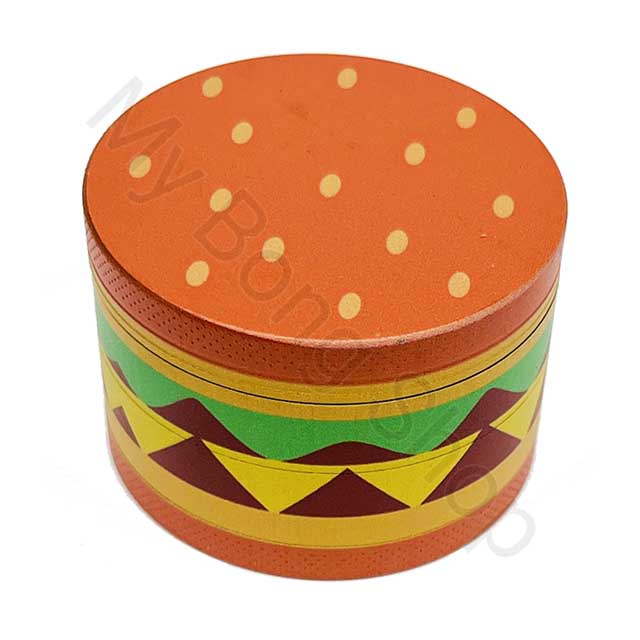 Metal Grinder with Sublime Designs (4 piece)-Hamburger