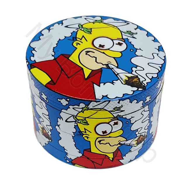 Metal Grinder with Sublime Designs (4 piece)-Smoking Homer