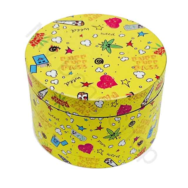 Metal Grinder with Sublime Designs (4 piece)-Puff Puff Pass