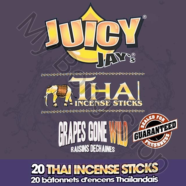 Juicy Jays Thai Incense Sticks Grapes Gone Wild