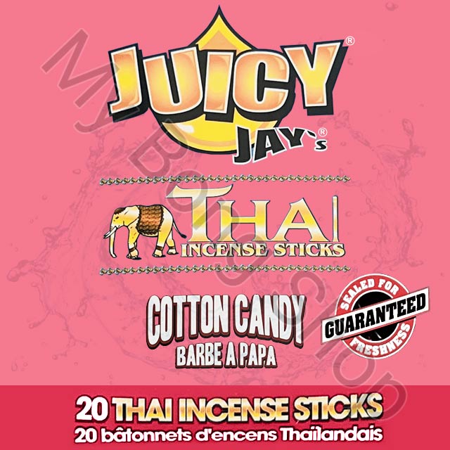 Juicy Jays Thai Incense Sticks Cotton Candy