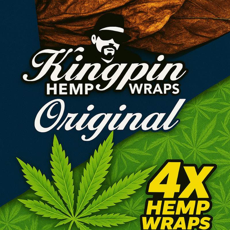 Kingpin Hemp Wrap 4-Pack Original