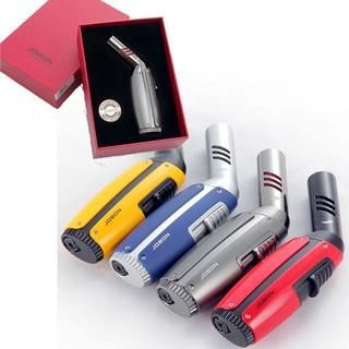 Jobon Single Jet Lighter with Adjustable Neck-Yellow