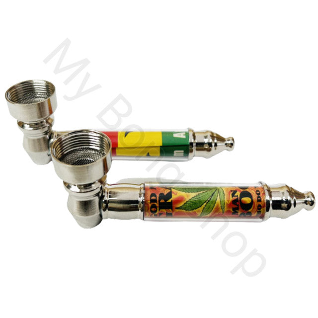 Smoking Pipe with Leaf Designs