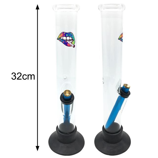 Straight Shooter Glass Bong Sexy Lips