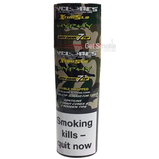CYCLONES 2-PACK XTRA SLOW CONE BLUNTS (HYPHY)