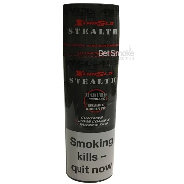 CYCLONES 2-PACK XTRA SLOW CONE BLUNTS (STEALTH)