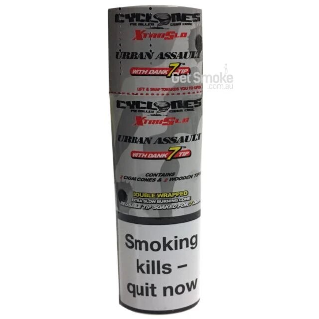 CYCLONES 2-PACK XTRA SLOW CONE BLUNTS (URBAN ASSAULT)