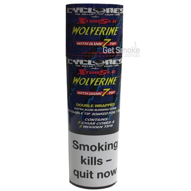 CYCLONES 2-PACK XTRA SLOW CONE BLUNTS (WOLVERINE)