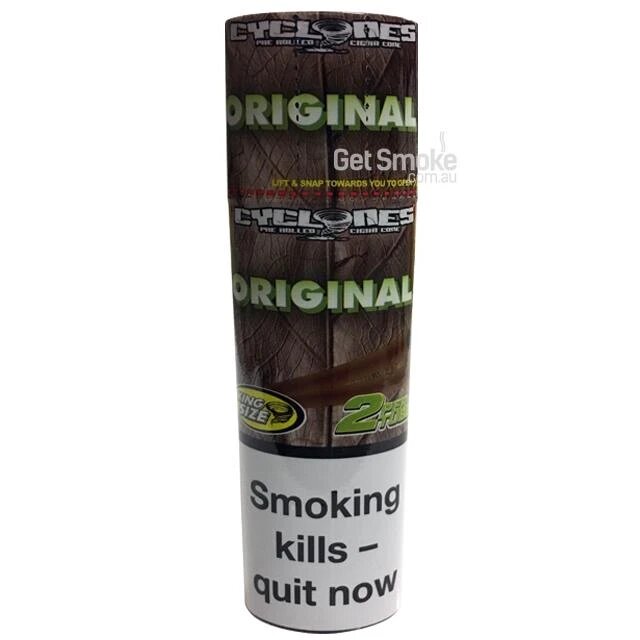 Cyclones 2-Pack Pre-Rolled Hemp Blunt Cone (Original)
