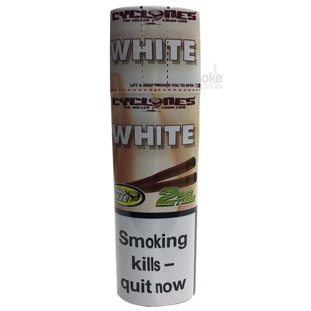 Cyclones 2-Pack Pre-Rolled Blunt Cone (White Chocolate)