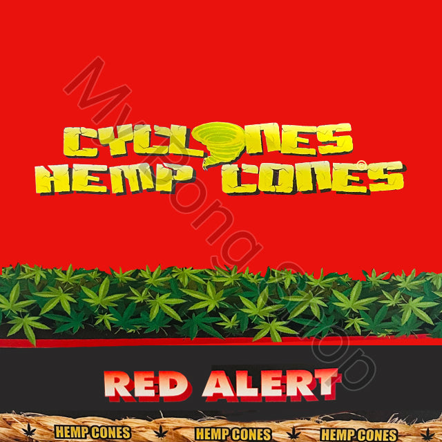 Cyclones 2-Pack Pre-Rolled Hemp Blunt Cone (Red Alert)