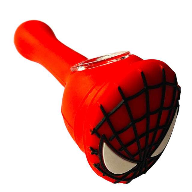 Spiderman Silicone Smoking Pipe
