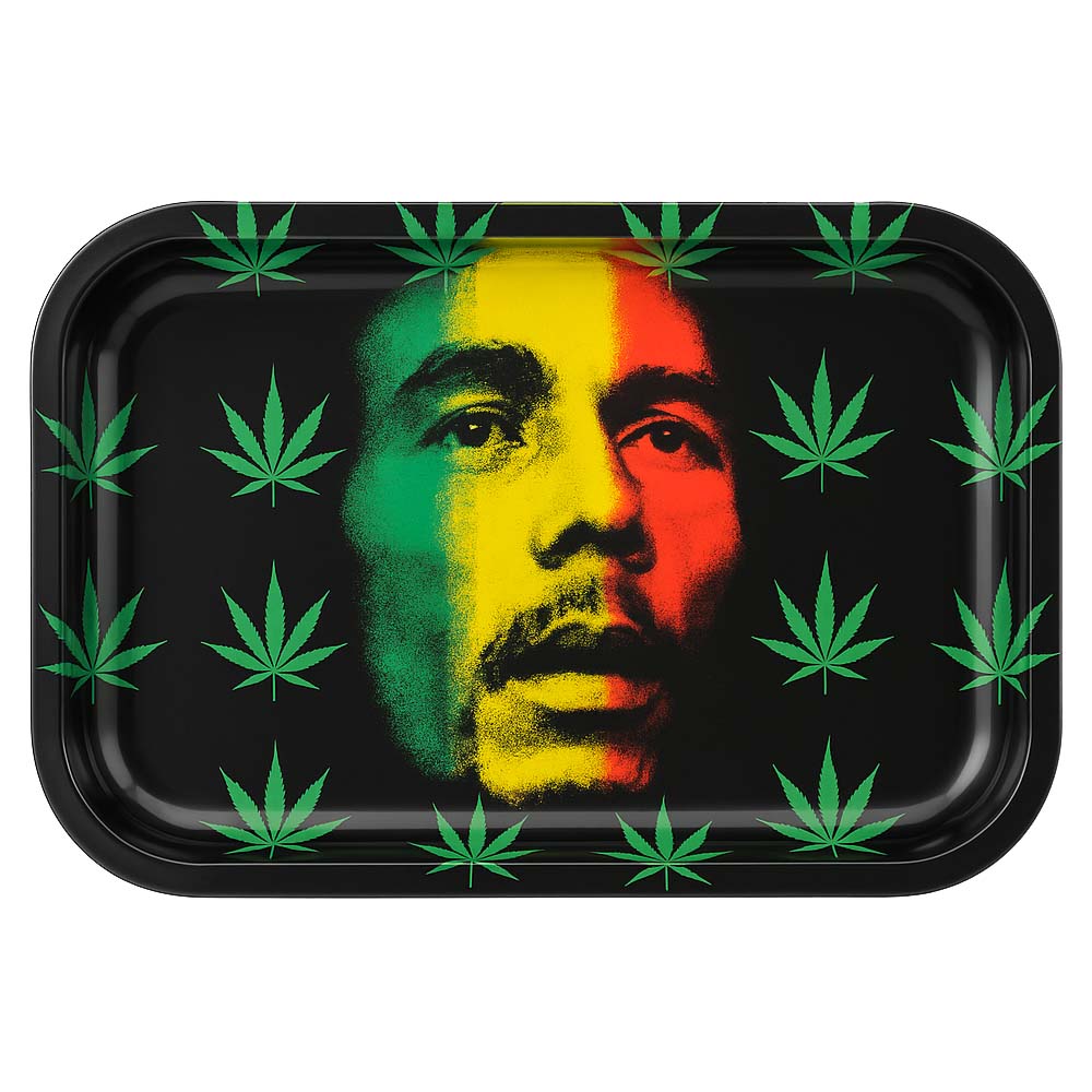 Large Rolling Tray Bob Marley 1