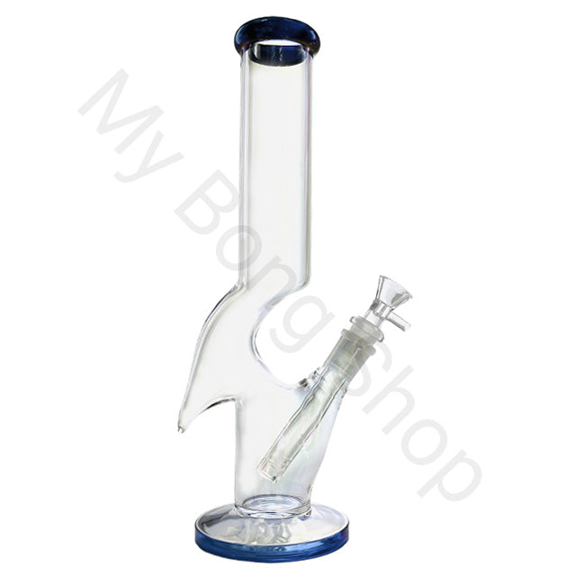 Medium All Glass Bong with Fin