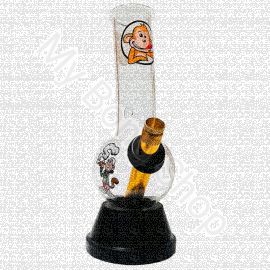 Small Glass Bong Smoking Monkey 