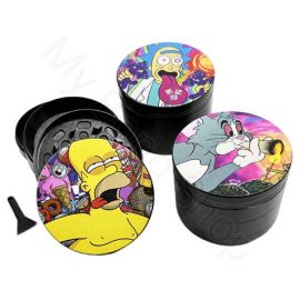 Metal Grinder with Cartoon Designs (4 piece)