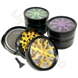 Lightning Strike Laser Cut Grinder - 4 piece (60mm)