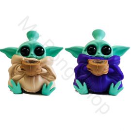 Yoda Mini Glass Bong 1