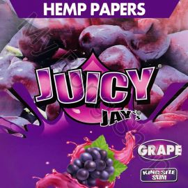 Juicy Jays King Size Slim Flavoured Rolling Papers Grape