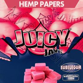 Juicy Jays King Size Slim Flavoured Rolling Papers Bubblegum