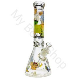 Simpsons and Family Guy Beaker Glass Bong (36cm)